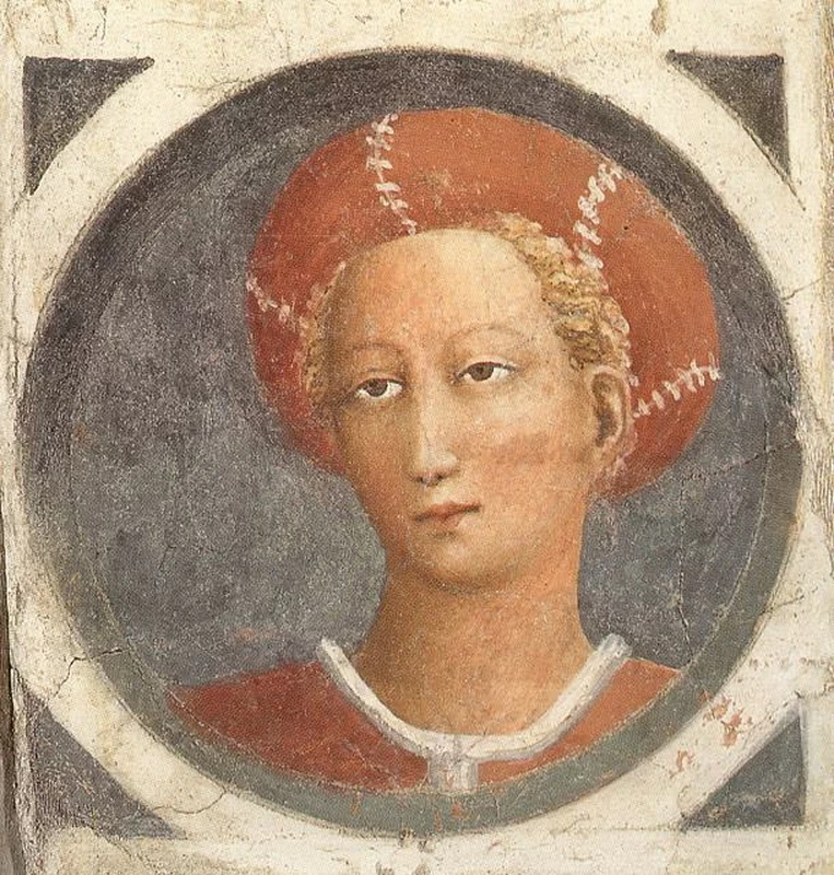 Cappella Brancacci - medaglione, Santa Maria del Carmine, Firenze